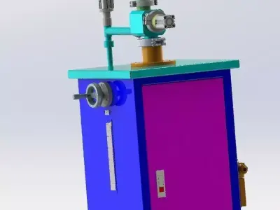 Vertical filling machine 3D model