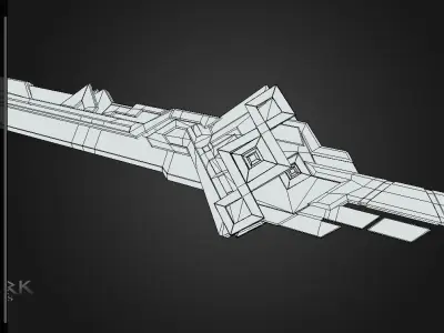 Summit Shaper Low-poly 3D model