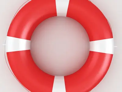Lifebuoy life preserver 3D model buy