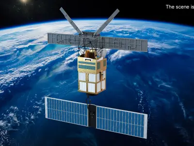Geostationary Communication Satellite ERS-2 3D model