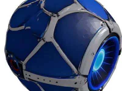 Futuristic Energy Cell 3D model