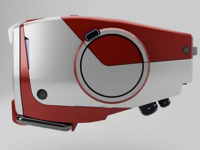 Patrol Drone scifi 3D model 3D model