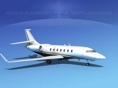 Dassault Falcon 2000 V06 3D model purchase