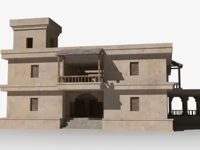 Arab x27 Low-poly 3D model