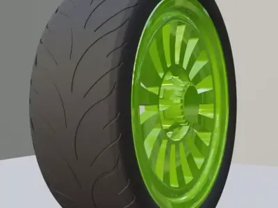 17 inch Tire  Free 3D model