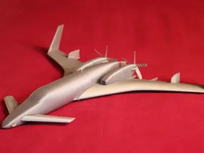 Beechcraft Starship 3D print model
