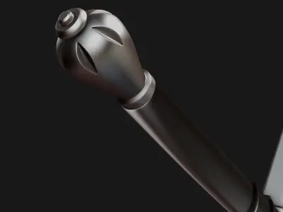 Braveheart Sword OBJ STL Free 3D model