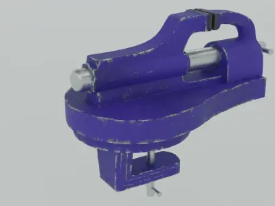 warehouse old table press Low-poly 3D model