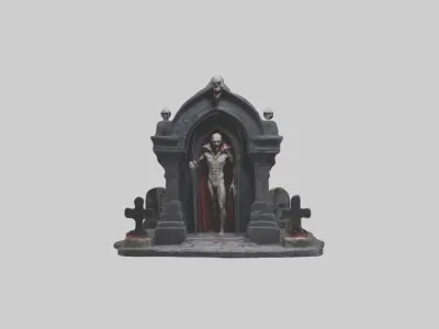 Vampiretomb Model Low-poly 3D model