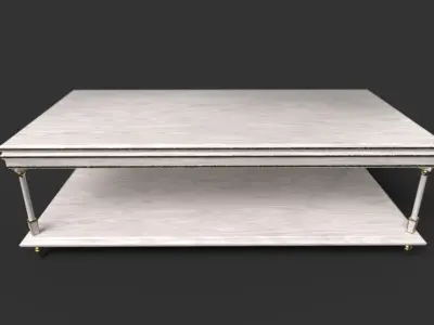 Furniture Coffee Tables Vintage Low-poly 3D model