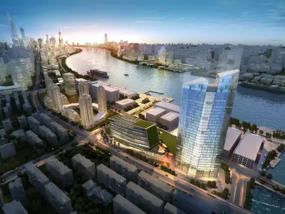 3Dmax fashion city commercial square building 34 3D model