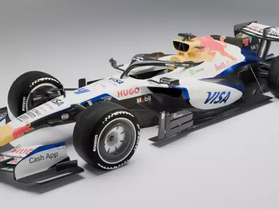 Visa Cash App RB team F1 2026 car        VCARB 03 3D model