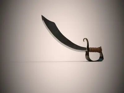 Pirate Sword 3D model