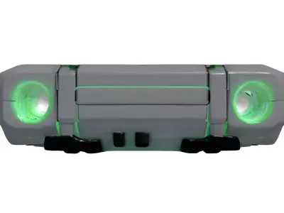 SciFi Industrial Tech Crate 3D model