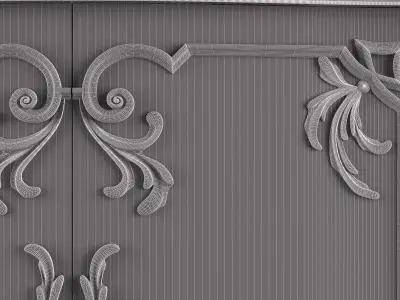 roberto giovannini console buffet  3D model