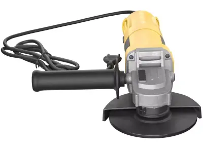 DeWalt Electric Angle Grinder Low-poly 3D model