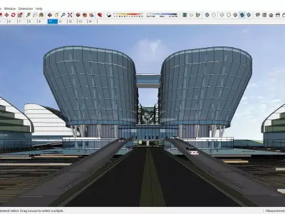 Sketchup Office building Complex A2 3D model