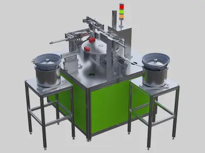 Automatic O-ring assembly machine 3D model