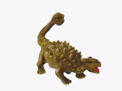 Dinosaur 3d model Low-poly 3D model