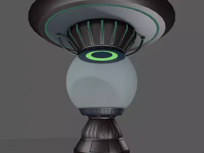 Sci fi liquid container  3D model purchase