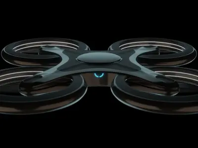Drone Quadcopter 3D model purchase