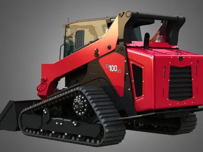 TL100VS Compact Track Loader - Bucket 3D model