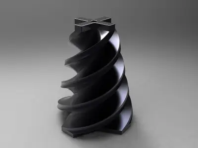 Meat Grinders Screw Free 3D model