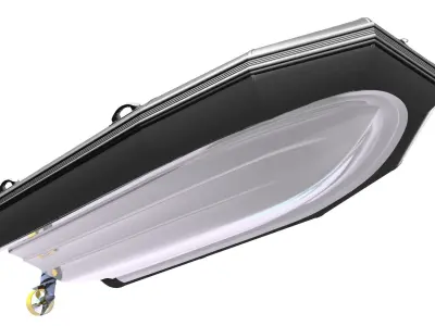 RHIB WORK BOAT 3D model