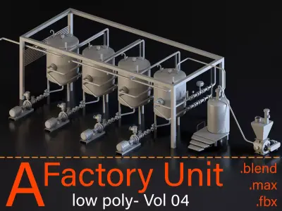 Factory unit- Vol4 3D model