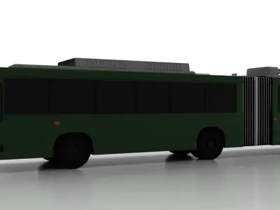 Trolleybus Kiyv-12-03 Low Low-poly 3D model