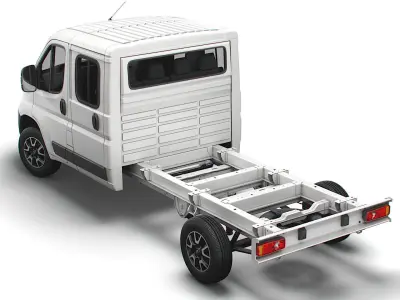 Opel Movano Chassis Truck Crew Cab 4035 WB 2022 3D model