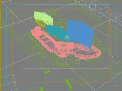 Hospital Building 3D model purchase
