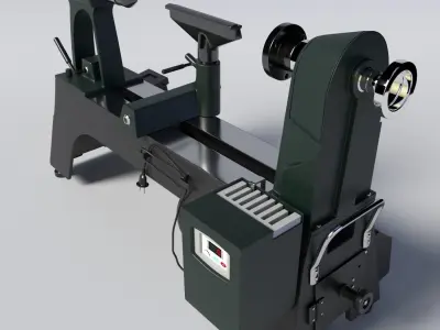 DICTUM Lathe S 175 3D model