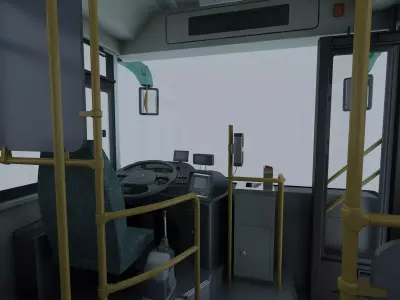 Kunming City Bus    Golden Dragon Bus      3D model