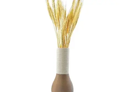 Two-part textured bottle vase 2 3D print model