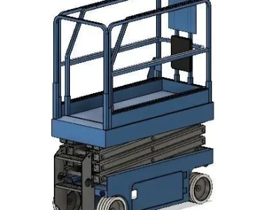 Scissor Lift 3D model purchase