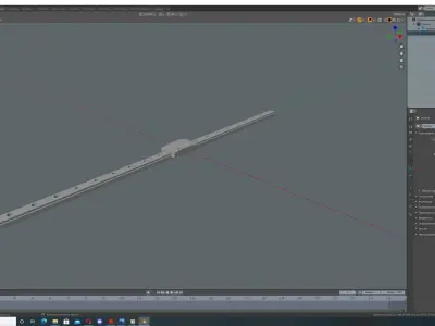 MGN12H Linear Guide Rail Free 3D model