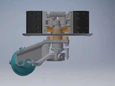 Heavy Truck Brake Systems 3D model
