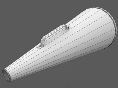 Cheerleader Megaphone  Free 3D model