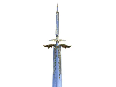 tree of angel Low-poly 3D model