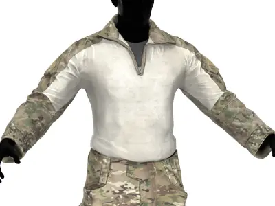 CRYE PRECISION COMBAT UNIFORM Low-poly 3D model