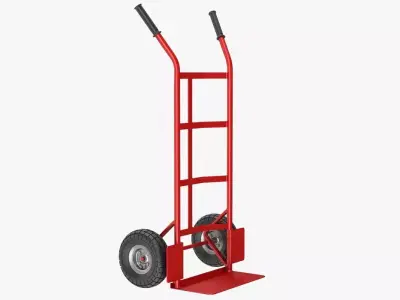 Hand Truck Low-poly 3D model
