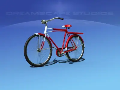 1955 Mens Bicycle  3D model