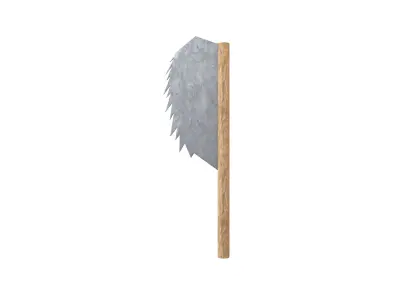 Fantasy Style Axe v1 001 Low-poly 3D model