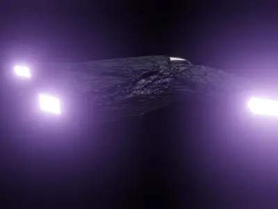space fighter  Free 3D model