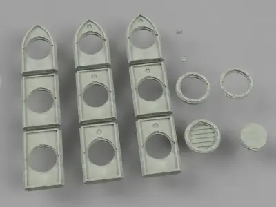 Modular grimdark pipeline 3D print model