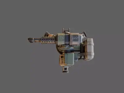 Wasteland Logistics Hazmat Crate PBR 3D Model Game Ready 3D model