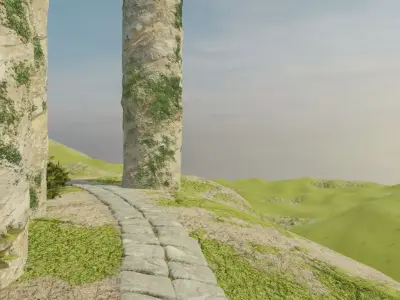 Ancient Stone Circle 3D model