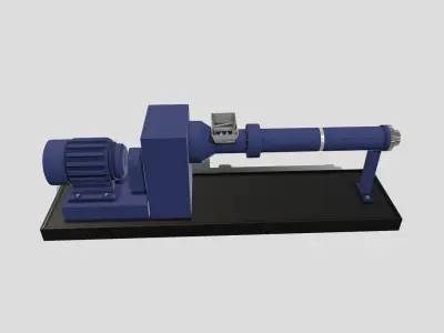 Machine - Extruder Low-poly 3D model