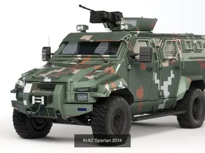 Large collection of equipment of the Armed Forces of Ukraine 3D Model Pack